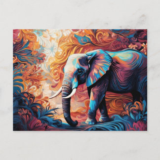 Psychedelic Phant Briefkaart