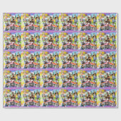 Psychedelic Photo Gift Wrap HAMbWG Cadeaupapier (Vlak)