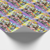 Psychedelic Photo Gift Wrap HAMbWG Cadeaupapier (Hoek)