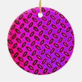 Psychedelic Pink Patterned Ornament (Achterkant)