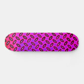 Psychedelic Pink Patterned Skateboard (Horizontaal)
