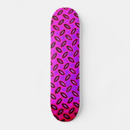 Psychedelic Pink Patterned Skateboard