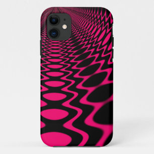 Psychedelic Pink Waves Case-Mate iPhone Case