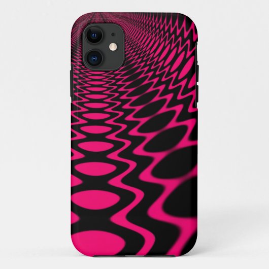 Psychedelic Pink Waves Case-Mate iPhone Case (Achterkant)