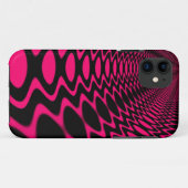 Psychedelic Pink Waves Case-Mate iPhone Case (Achterkant (horizontaal))