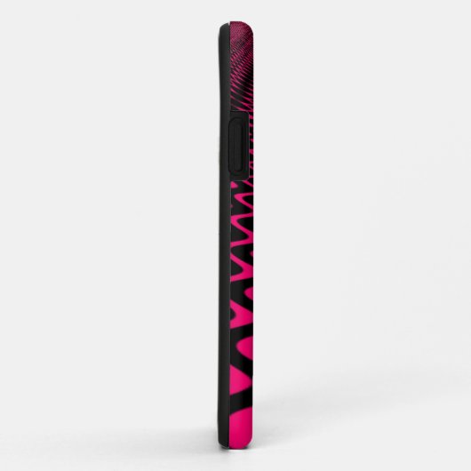 Psychedelic Pink Waves Case-Mate iPhone Case (Achterkant/rechts)