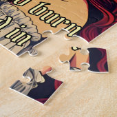 Psychedelic Pirate Couple - Vette Romance Legpuzzel (Zijkant)