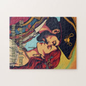 Psychedelic Pirate Couple - Vette Romance Legpuzzel (Horizontaal)
