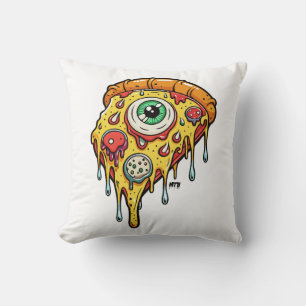 Psychedelic Pizza Kussen
