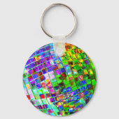 Psychedelic Planet Disco Ball Sleutelhanger (Voorkant)