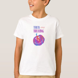 Psychedelic pompoen hart T-shirt