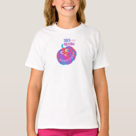 Psychedelic pompoen hart T-shirt