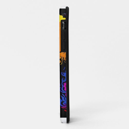 Psychedelic Poodle Dog Design Case-Mate iPhone Case (Achterkant/links)