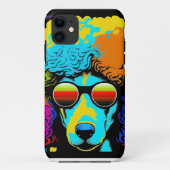 Psychedelic Poodle Dog Design Case-Mate iPhone Case (Achterkant)