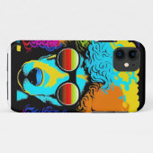 Psychedelic Poodle Dog Design Case-Mate iPhone Case (Achterkant (horizontaal))