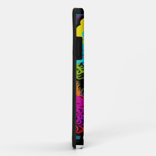 Psychedelic Poodle Dog Design Case-Mate iPhone Case (Achterkant/rechts)