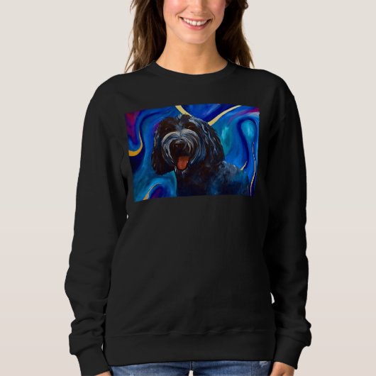 Psychedelic Poodle Trui (Voorkant)