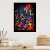 Psychedelic poster (Keuken)