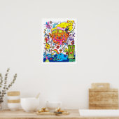 Psychedelic Poster #1 (Keuken)