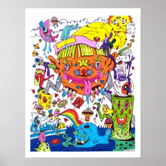 Psychedelic Poster #1 (Voorkant)