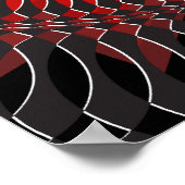 Psychedelic Poster: Vertigo Abstract: explosie Poster (Hoek)