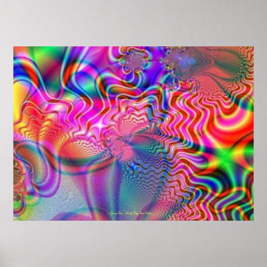PSYCHEDELIC-POSTERS VAN DE GROEIPTRIPPY - BESTE KU POSTER (Voorkant)