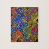 Psychedelic Puzzle Legpuzzel (Verticaal)