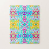 Psychedelic Puzzle Print Legpuzzel (Verticaal)