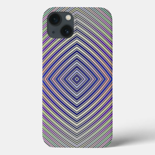 Psychedelic Pyramid Plan iPad Case (Achterkant)