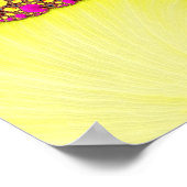 Psychedelic Rabbit Hole Fractal Abstracte Art Poster (Hoek)