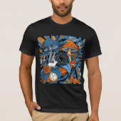 Psychedelic Rabbit Hole Trip: Surreal Mushroom T-shirt (Voorkant)