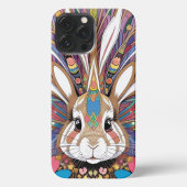 Psychedelic Rabbit iPhone Hoesje