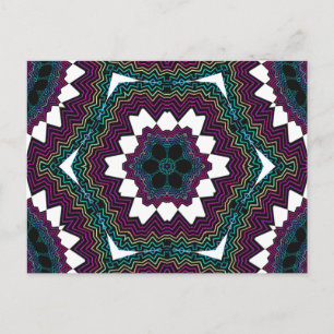 Psychedelic Radiaal Ontwerp: Briefkaart