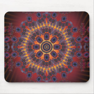 Psychedelic Radiaal Ontwerp: Mousepad Muismat