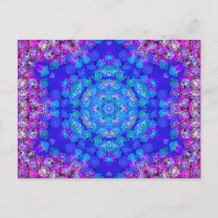 Psychedelic Radiaalpatroon: Briefkaart