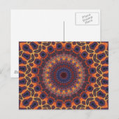 Psychedelic Radiaalpatroon: Briefkaart (Voorkant / Achterkant)