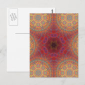 Psychedelic Radial Artwork: Briefkaart (Voorkant / Achterkant)