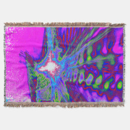 Psychedelic Radiance Blanket Deken