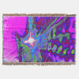 Psychedelic Radiance Blanket Deken