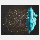 Psychedelic Rain Cloud Fantasy Art Fleece Deken (Voorkant (Horizontaal))