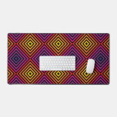 Psychedelic Rainbow Chevron Patroon Bureaumat (Keyboard & Muis)