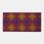 Psychedelic Rainbow Chevron Patroon Bureaumat (Voorkant)