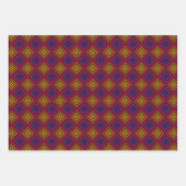 Psychedelic Rainbow Chevron Patroon Inpakpapier Vel (Voorkant)