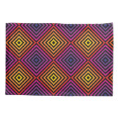 Psychedelic Rainbow Chevron Patroon Kussensloop (Achterkant-Links)