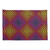 Psychedelic Rainbow Chevron Patroon Kussensloop (Achterkant-Rechts)