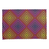 Psychedelic Rainbow Chevron Patroon Kussensloop (Voorkant-Rechts)