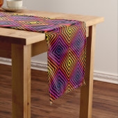 Psychedelic Rainbow Chevron Patroon Medium Tafelloper (Voorbeeld)