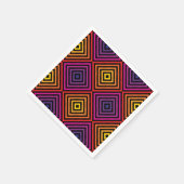 Psychedelic Rainbow Chevron Patroon Servet (Hoek)