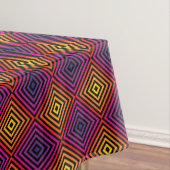 Psychedelic Rainbow Chevron Patroon Tafelkleed (Voorbeeld)