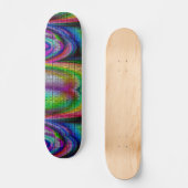psychedelic Rainbow Deck Skateboard (Voorkant)